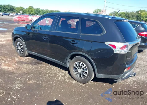 2015 Mitsubishi Outlander Es z USA, uszkodzony, nr VIN JA4AD2A33FZ005558